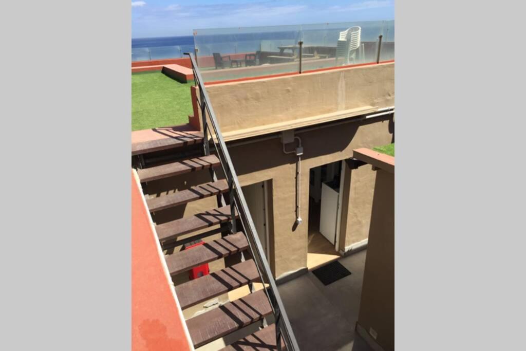 Ferienwohnung Cosy Flat For 2 Directly At The Beach Melenara Exterior foto